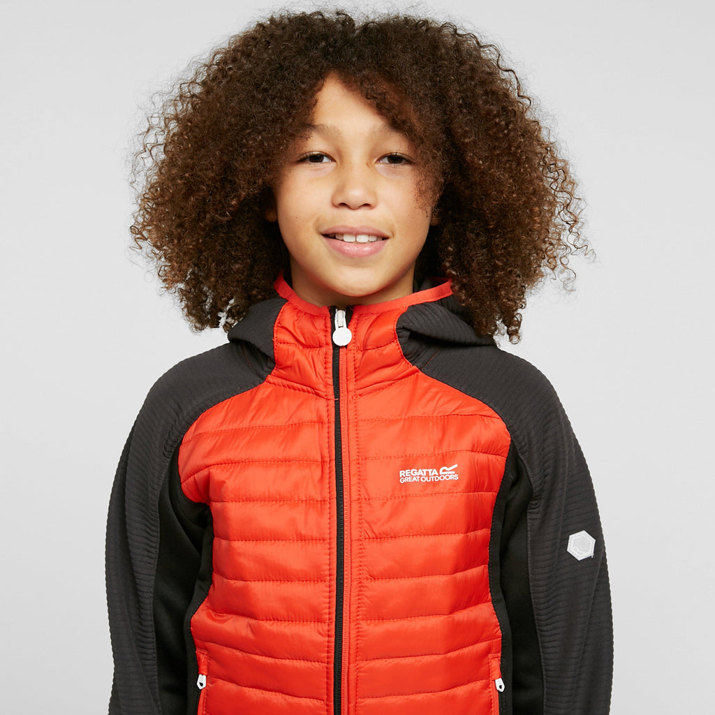 Childs Kielder Hybrid V Jacket Cajun Orange/Ash/Black
