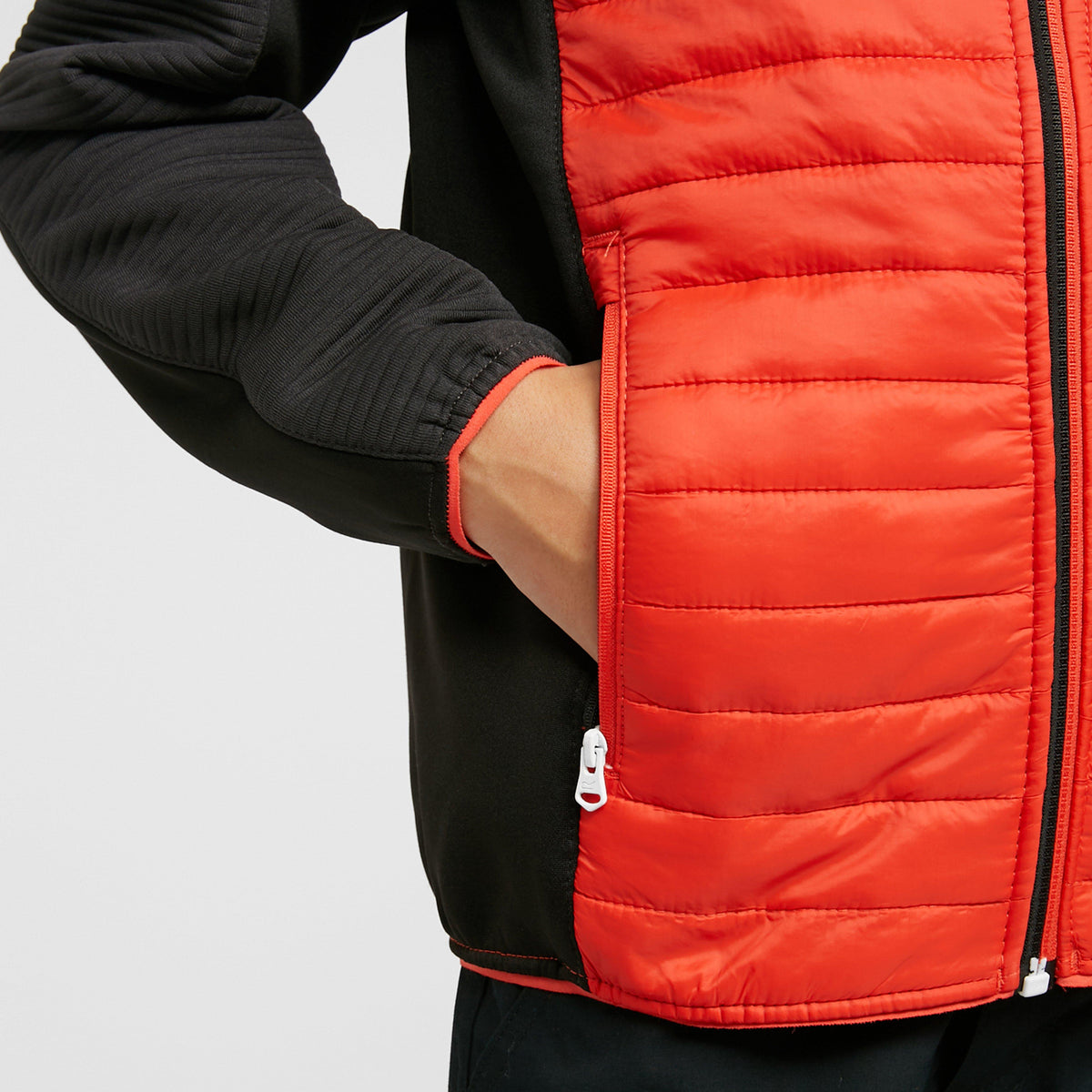 Childs Kielder Hybrid V Jacket Cajun Orange/Ash/Black