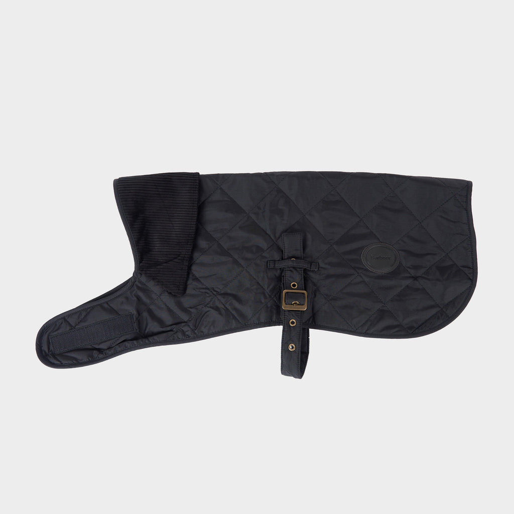 Quilted Dog Coat Black