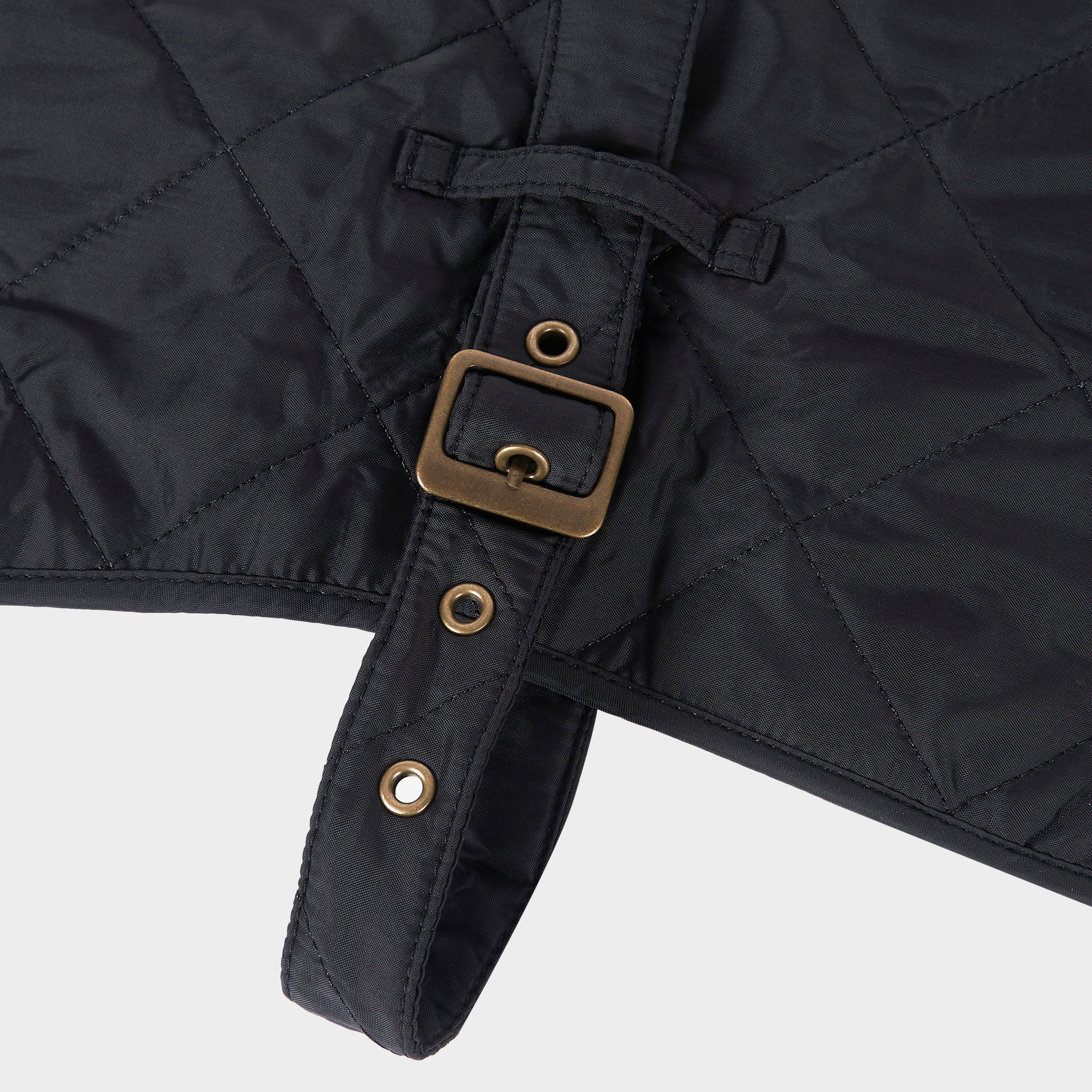 Quilted Dog Coat Black