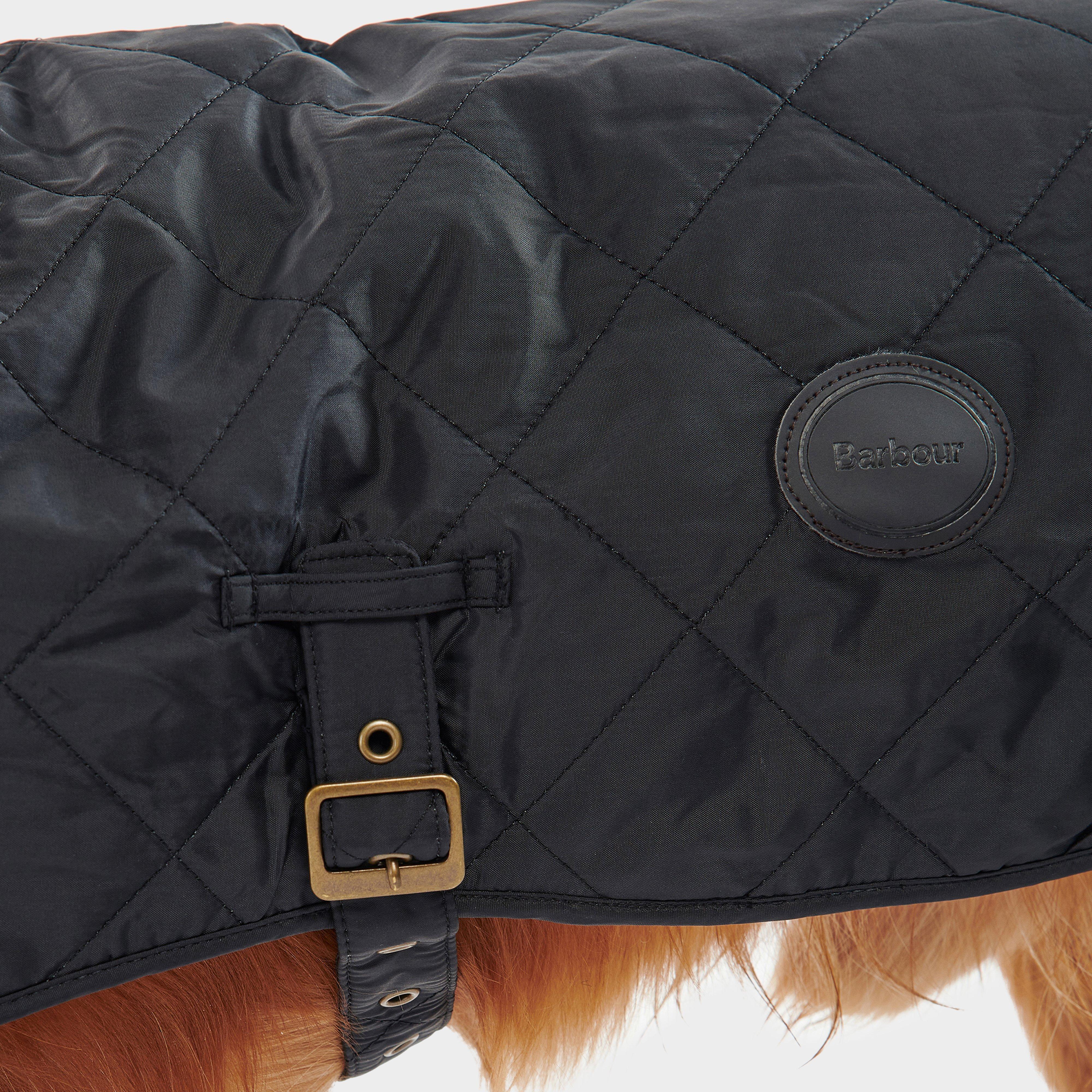 Quilted Dog Coat Black
