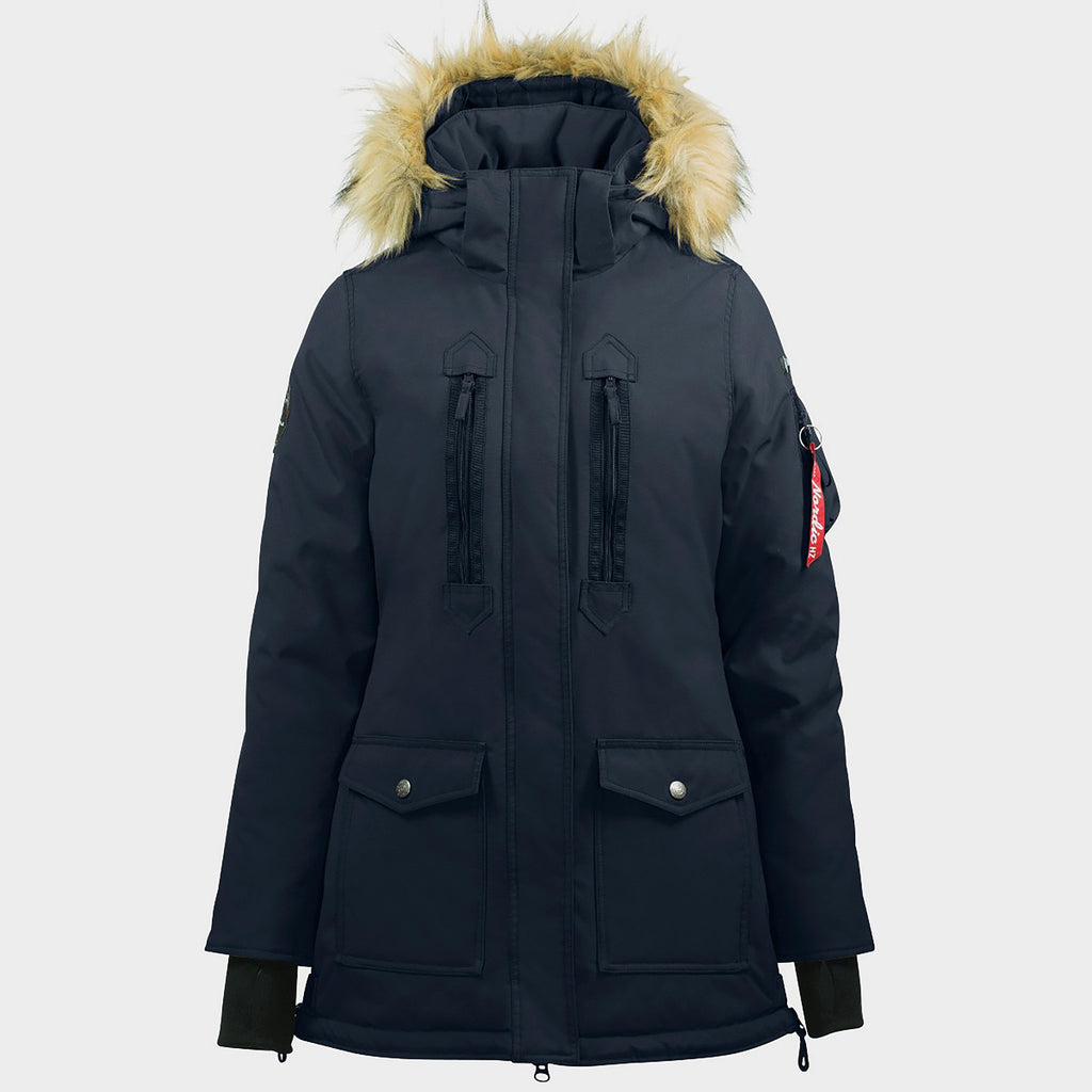 Womens Brooke Parka Dark Navy