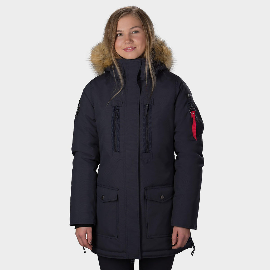 Womens Brooke Parka Dark Navy