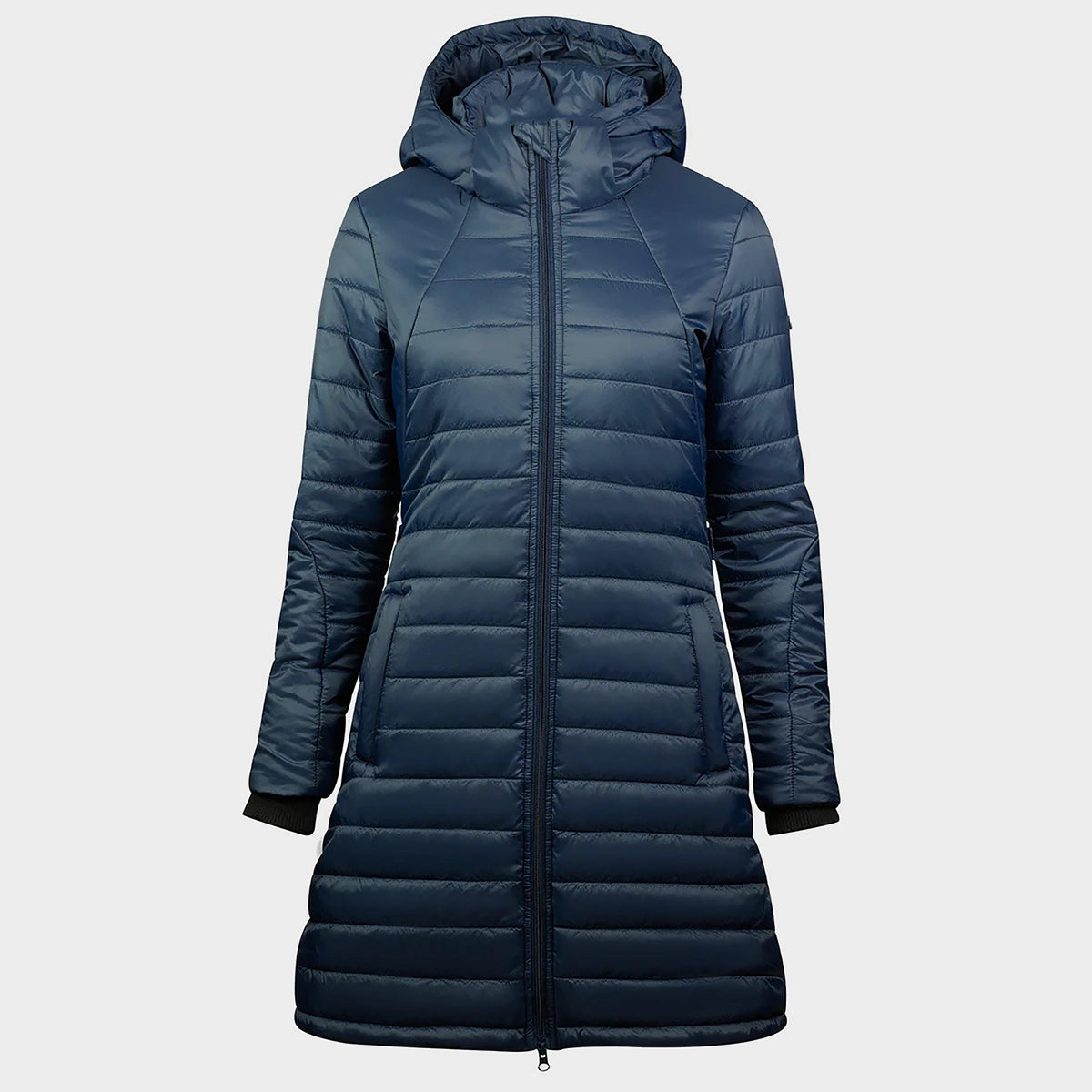 Womens Charlotte Long Riding Jacket Dark Navy