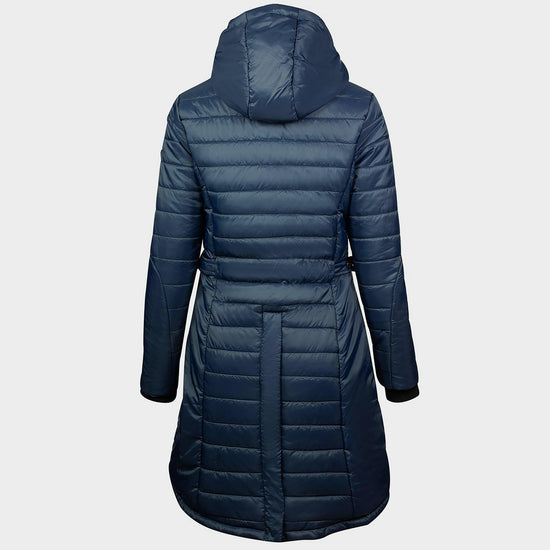 Womens Charlotte Long Riding Jacket Dark Navy