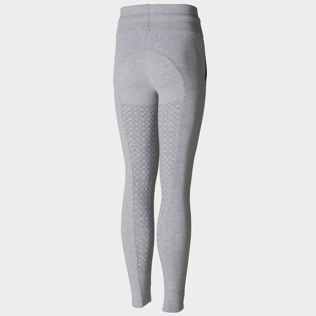 Childs Elinor Cotton Stretch Tights Ash Grey