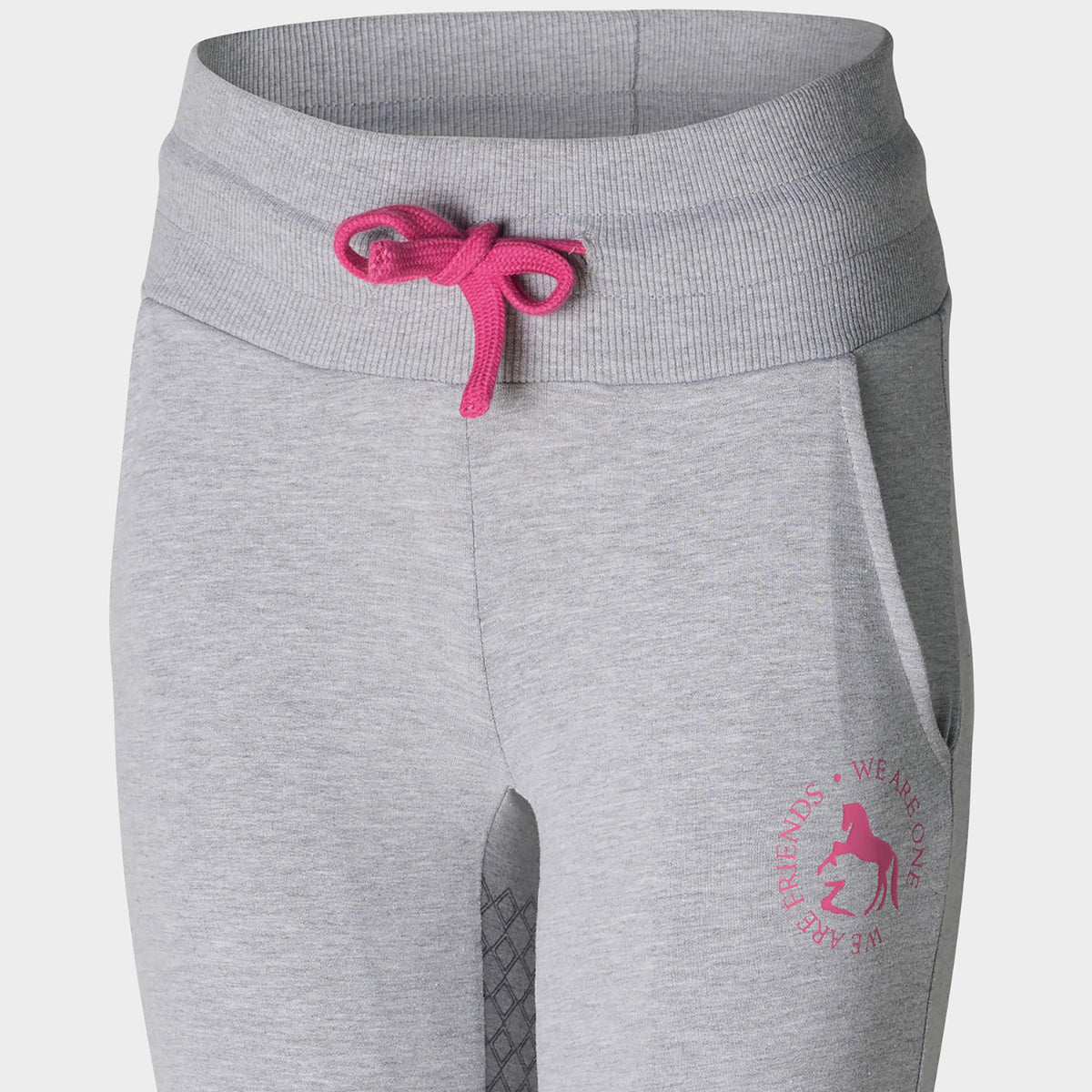 Childs Elinor Cotton Stretch Tights Ash Grey