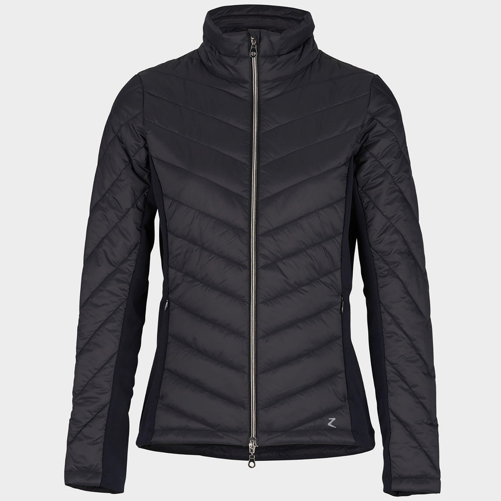 Ladies Isla Padded Hybrid Jacket Dark Navy