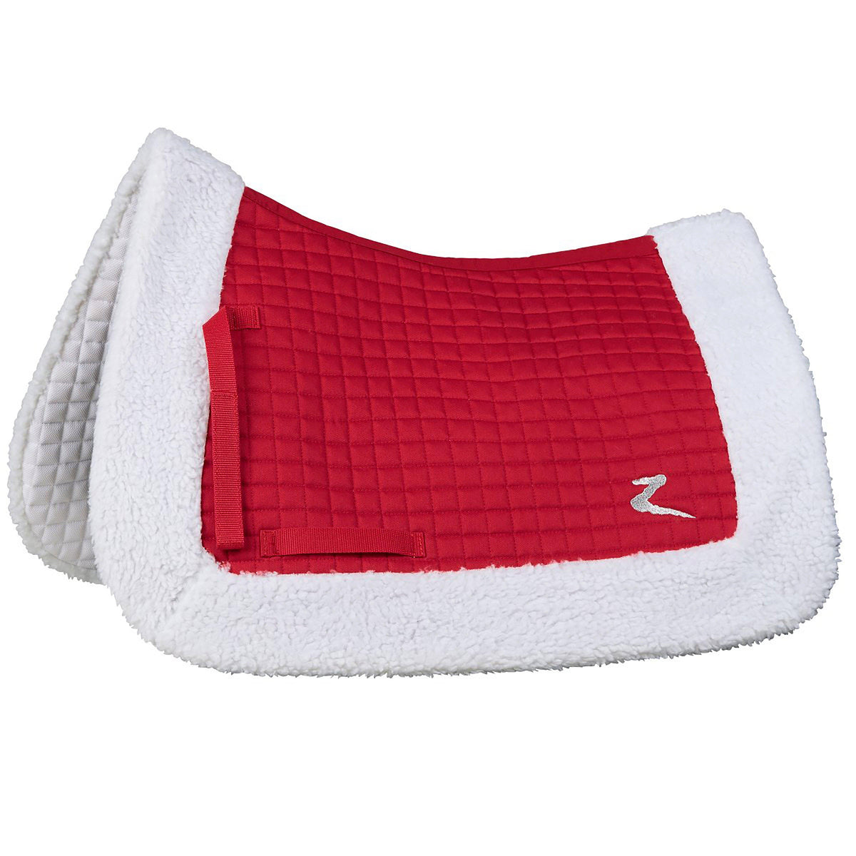 Christmas Saddle Pad Red