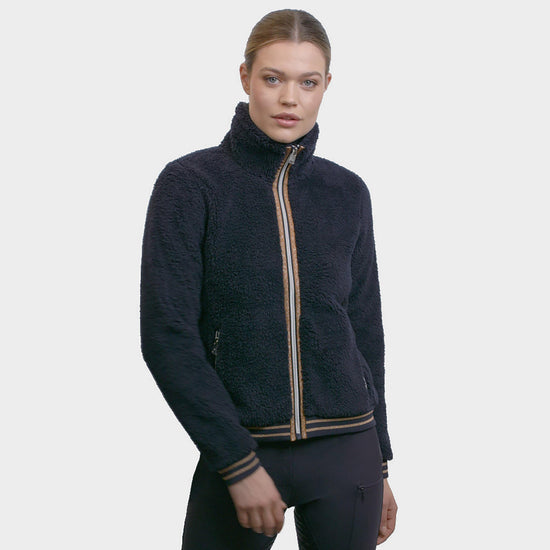Ladies Susette Fleece Jacket Navy