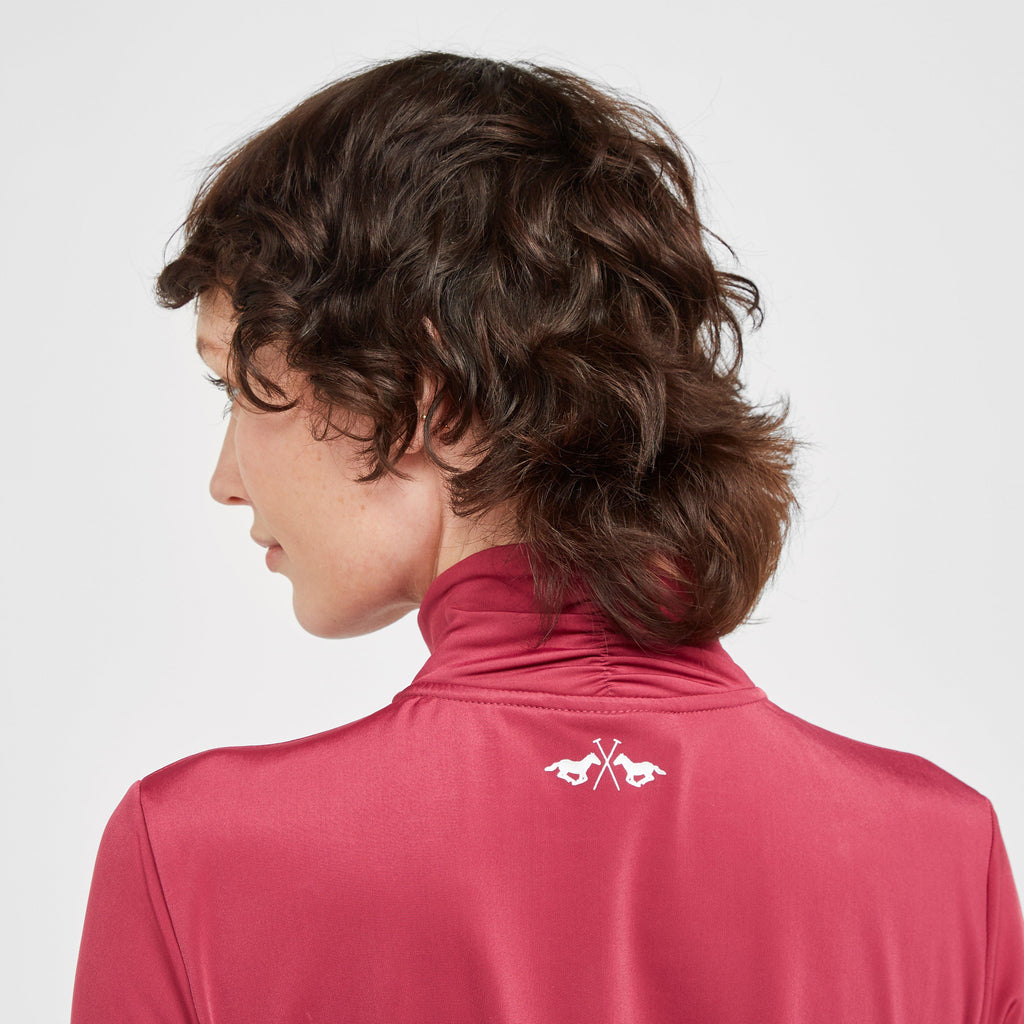 Womens Lumi Top Bordeaux