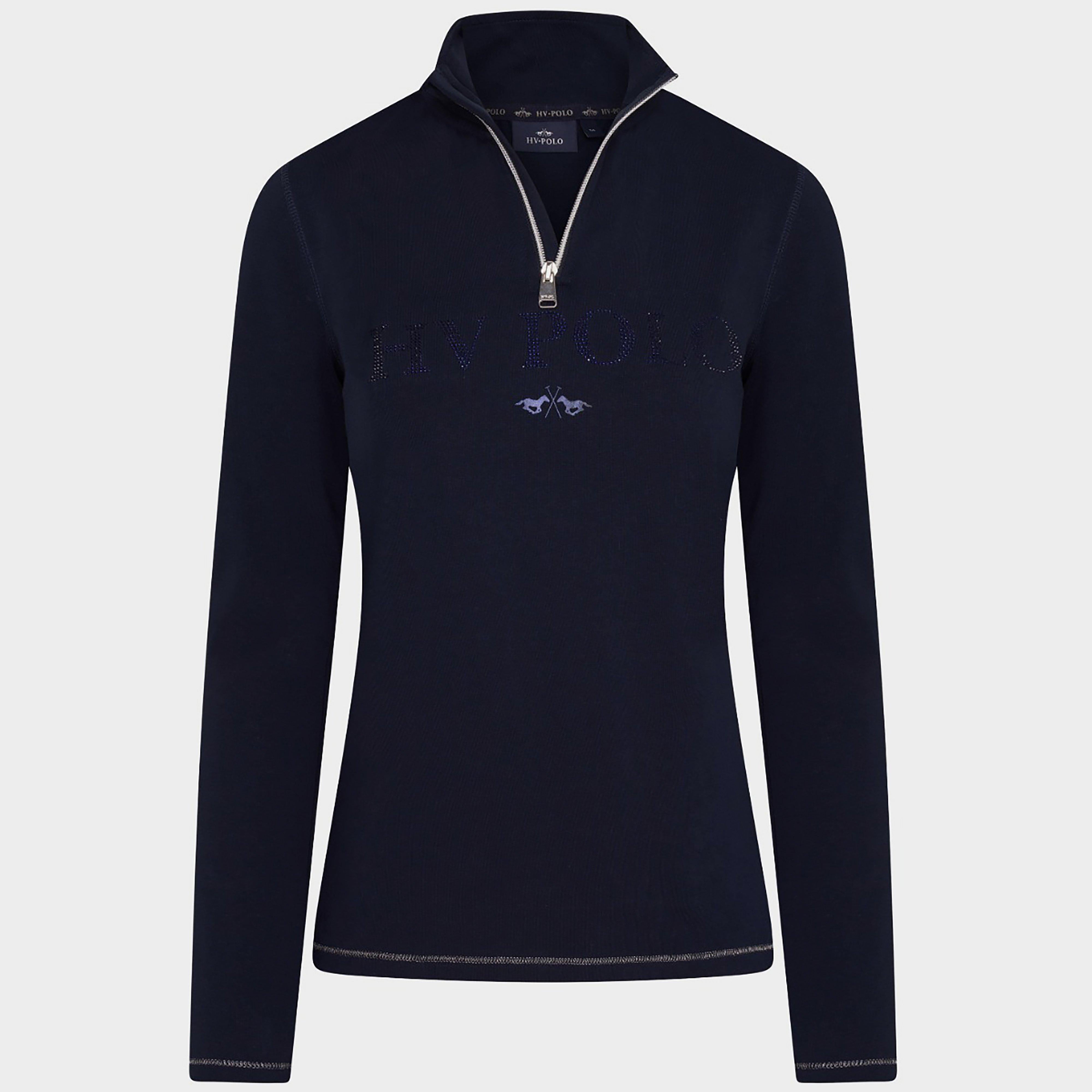 Ladies Long Sleeve Chelsea Top Navy