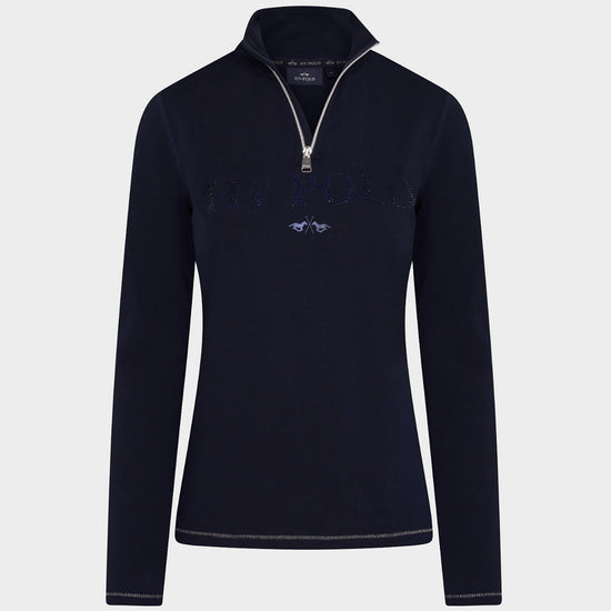 Ladies Long Sleeve Chelsea Top Navy