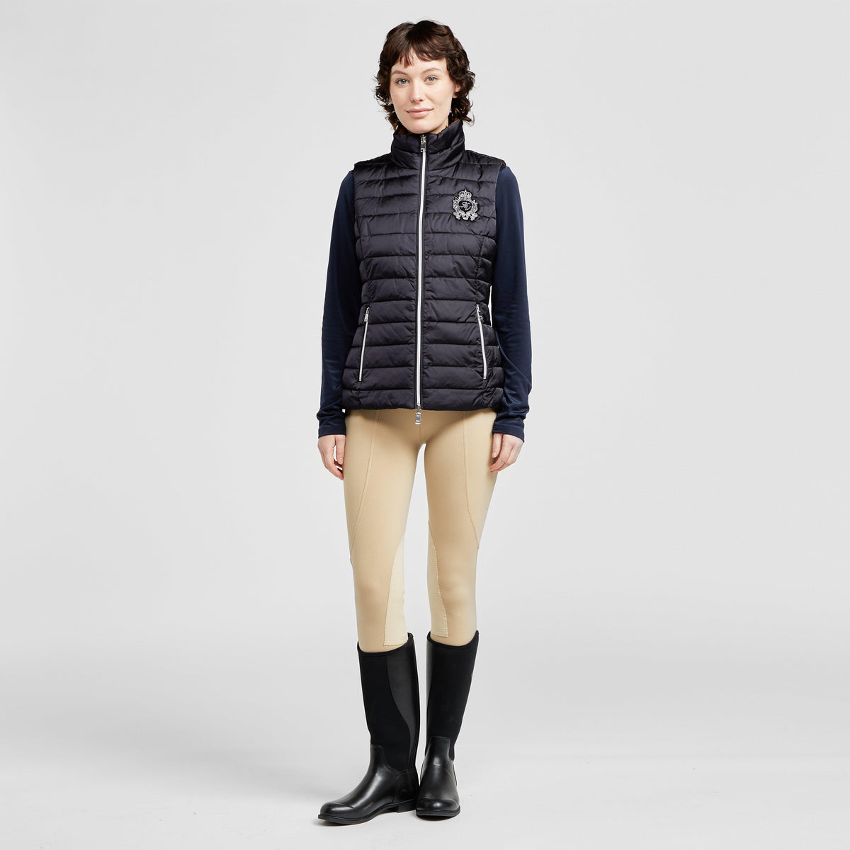 Womens Feline Gilet Navy