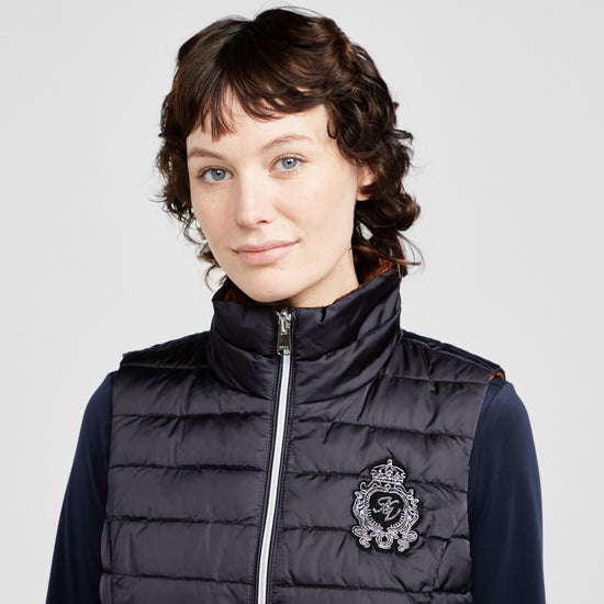 Womens Feline Gilet Navy