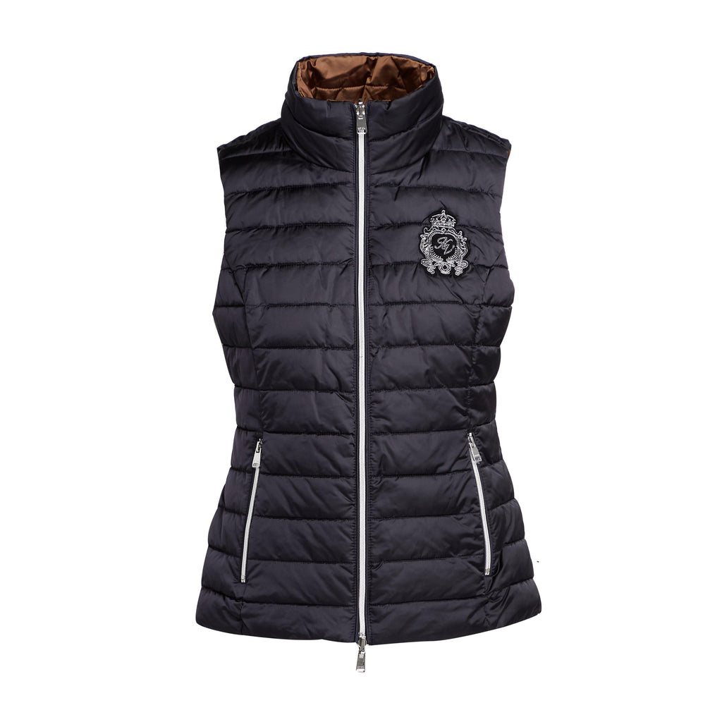 Womens Feline Gilet Navy