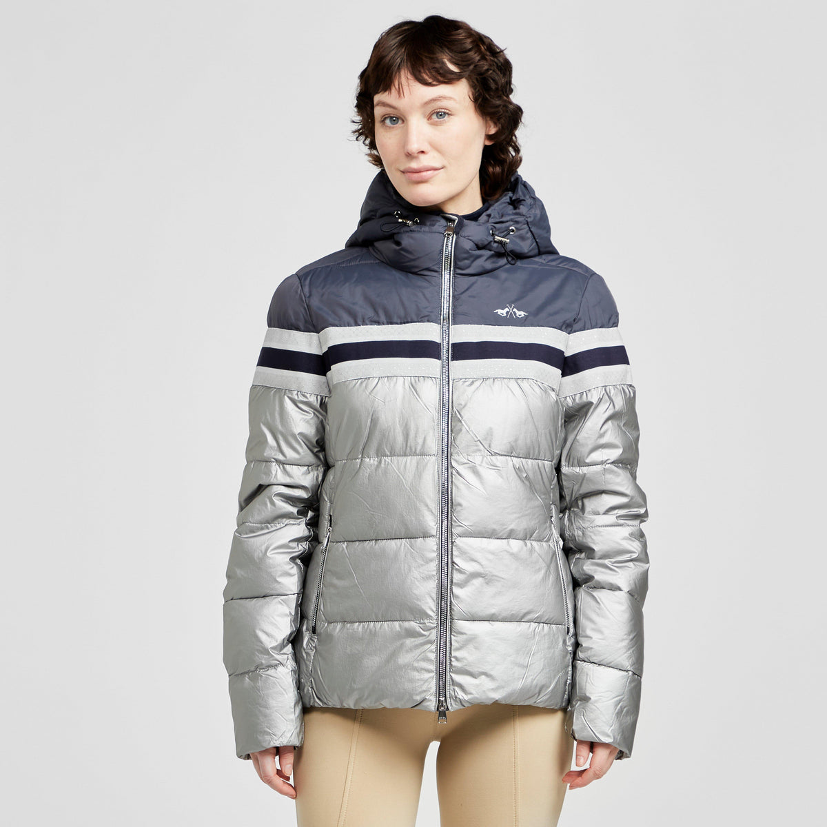 Womens Eliza Jacket Navy/Silver