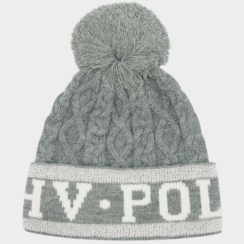 Knitted Beanie Grey Melange