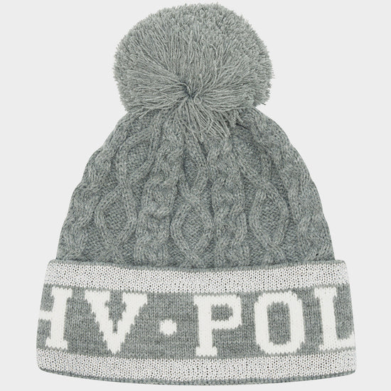 Knitted Beanie Grey Melange