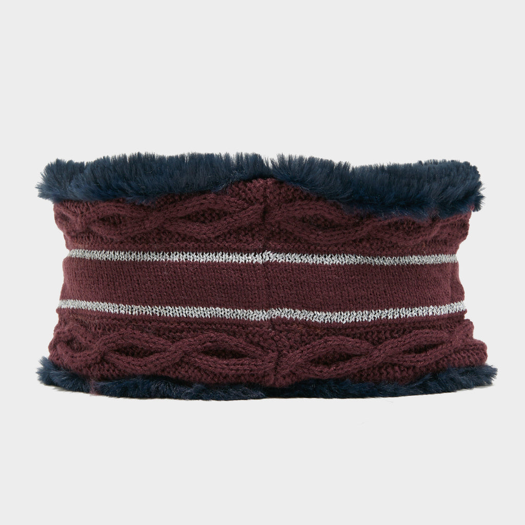 Knitted Headband Dark Berry