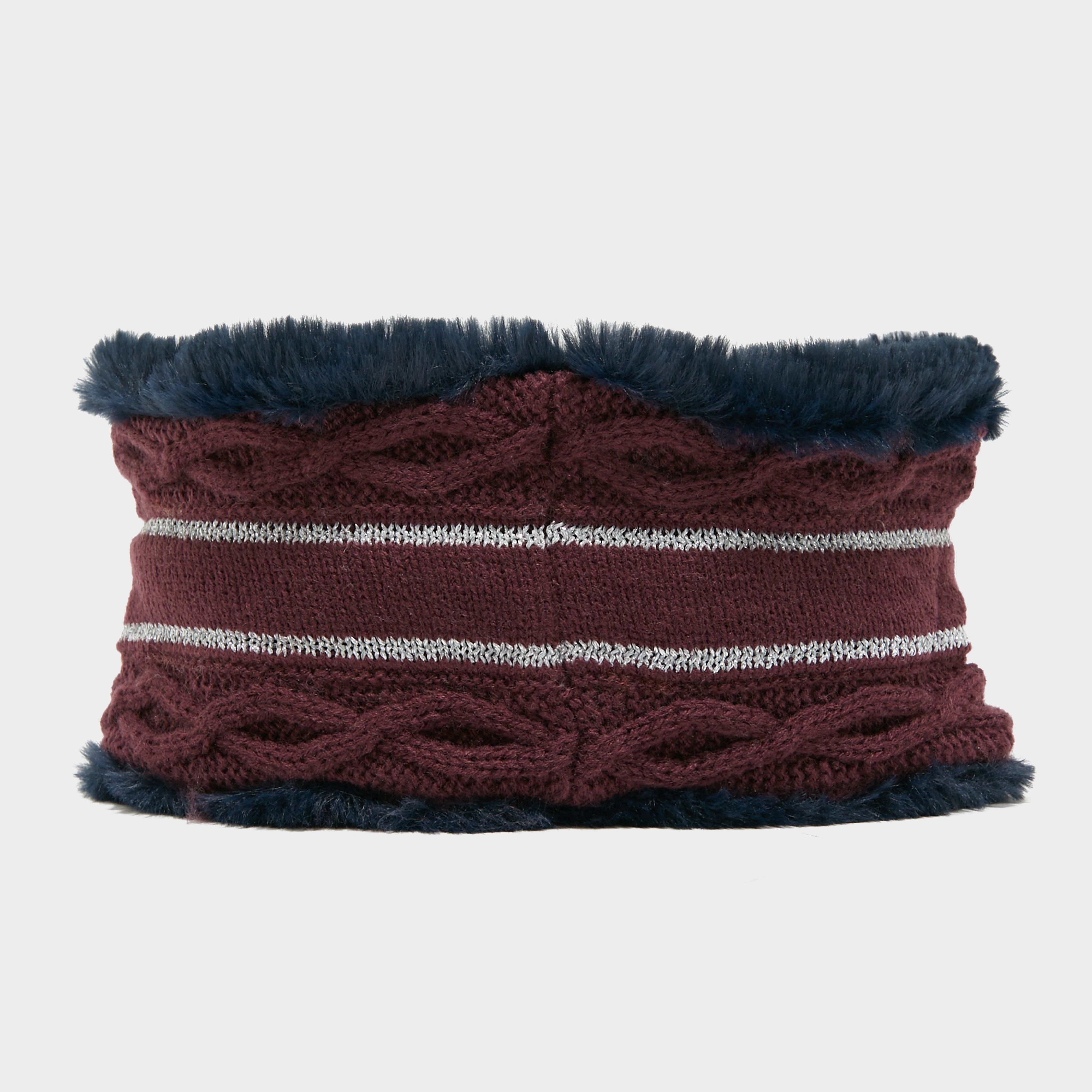 Knitted Headband Dark Berry