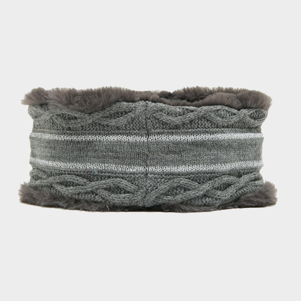 Knitted Headband Grey Melange