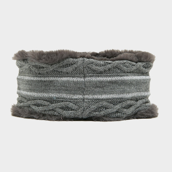 Knitted Headband Grey Melange
