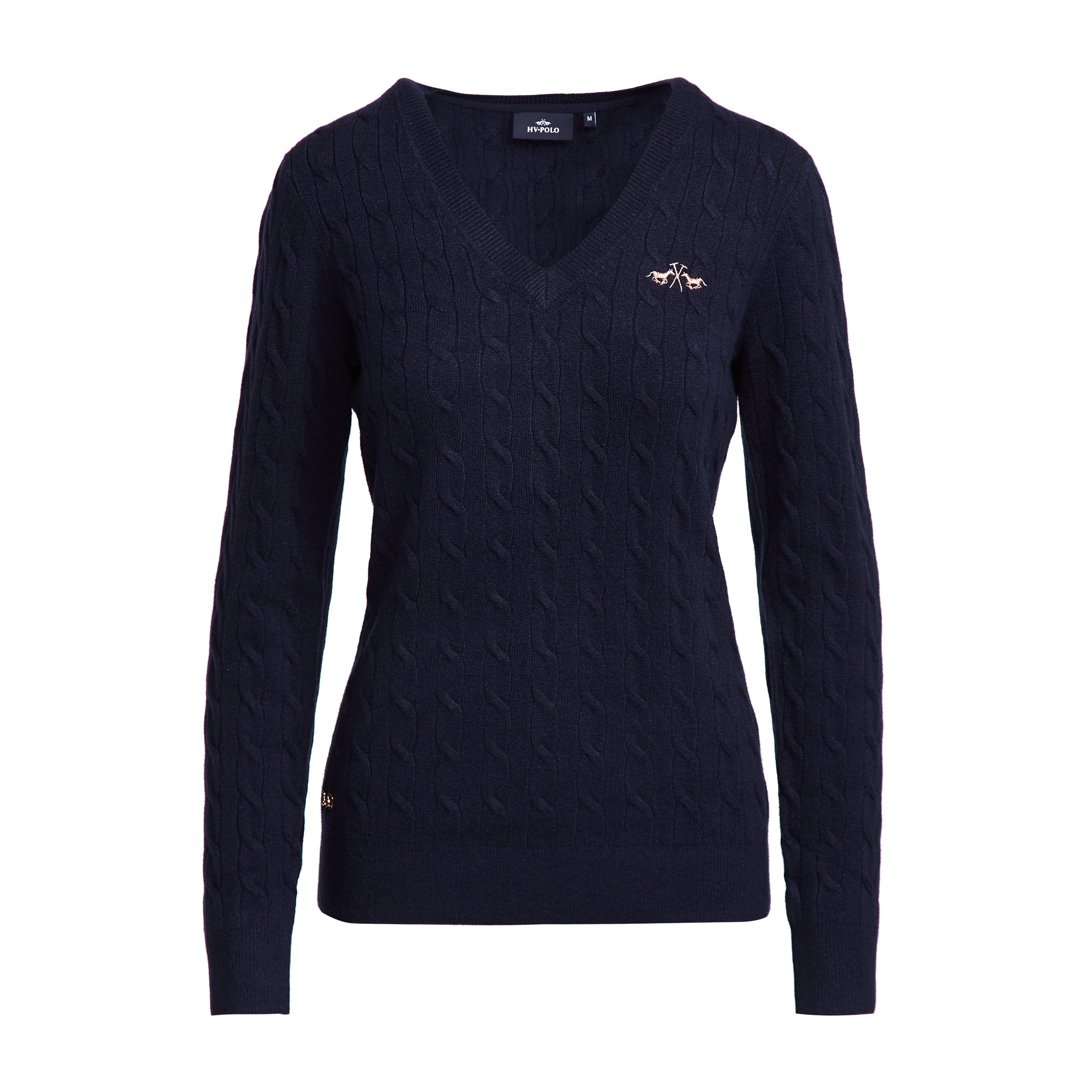 Classy Cable Pullover Navy