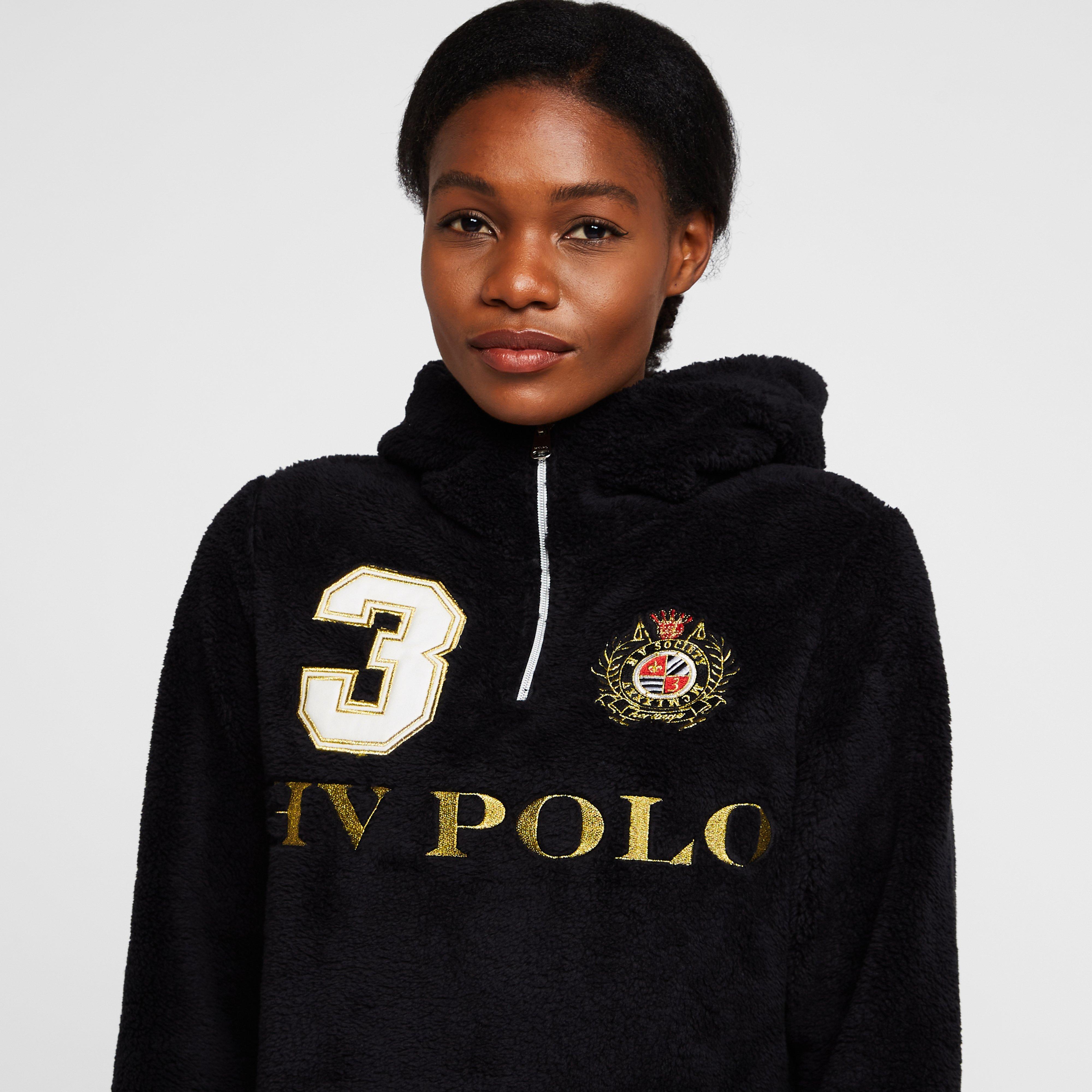 Womens Favouritas 1/2 Zip Hoodie Black