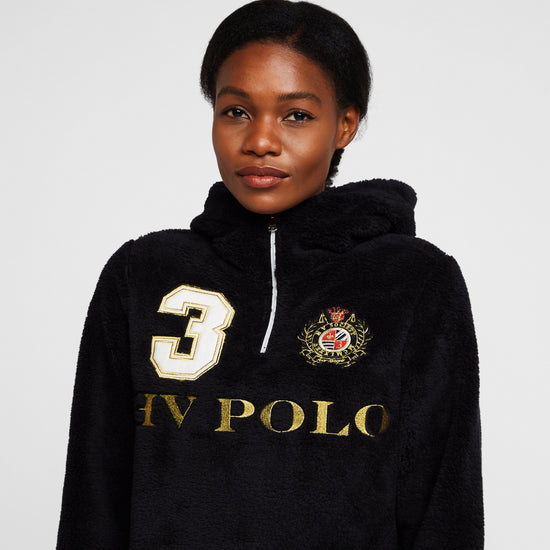 Womens Favouritas 1/2 Zip Hoodie Black