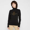 Womens Cecile Long Sleeve Top Black