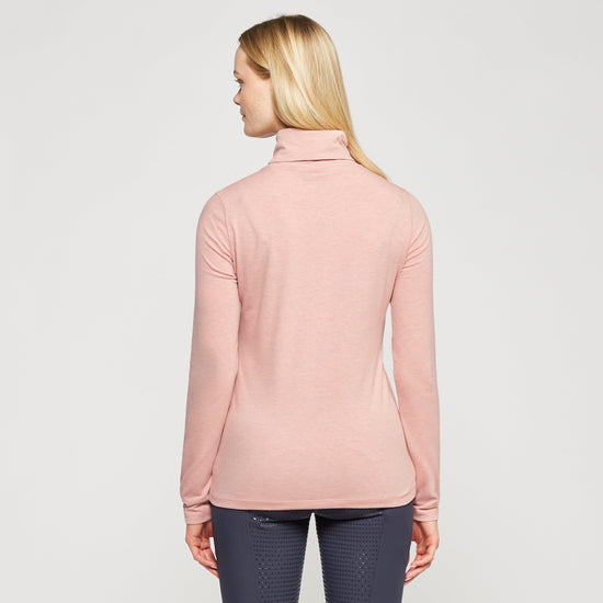 Womens Cecile Long Sleeve Top Blush Melange