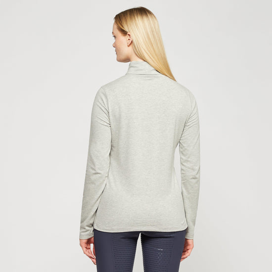Womens Cecile Long Sleeve Top Grey Heather