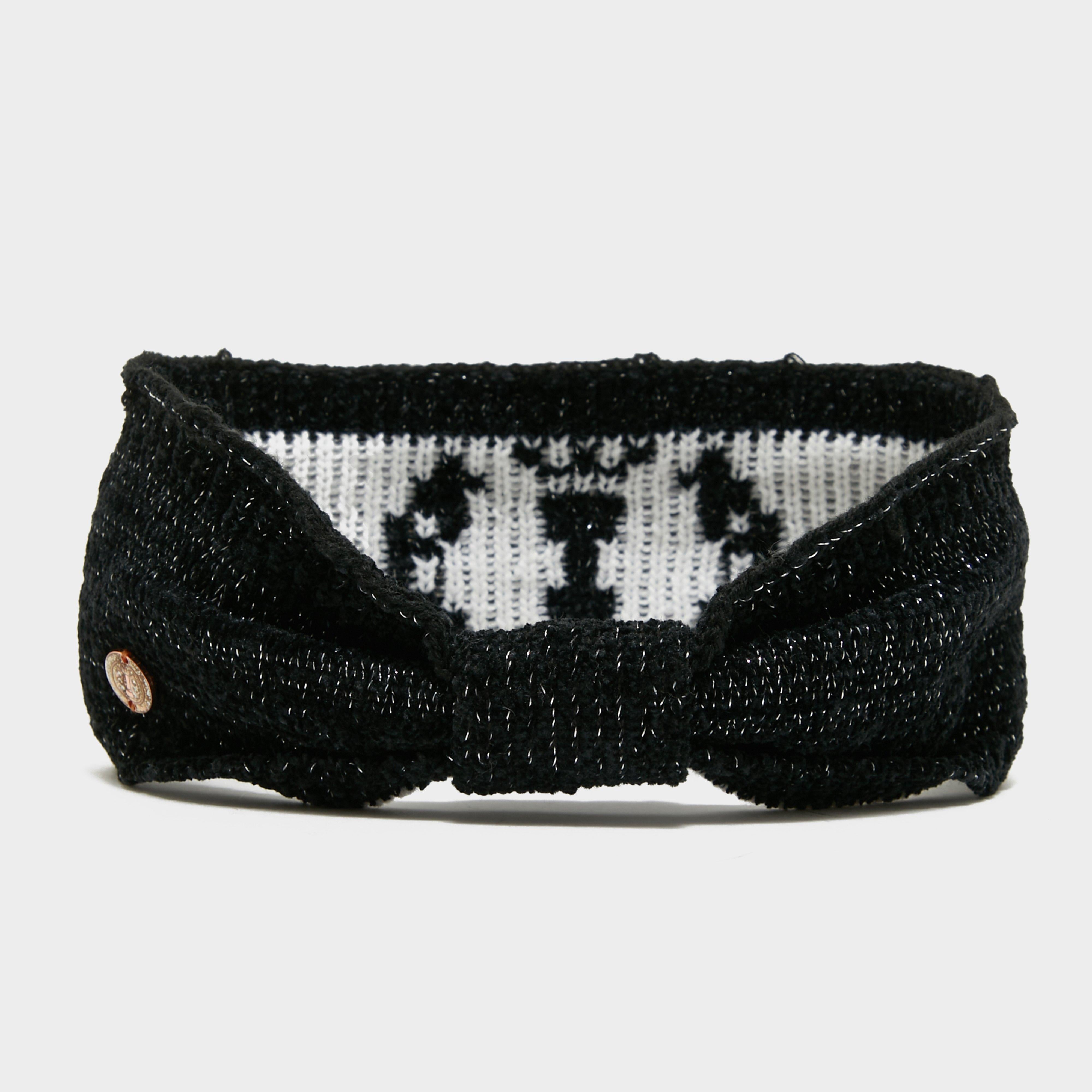 Dusty Star Velvet Headband Black