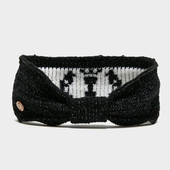 Dusty Star Velvet Headband Black