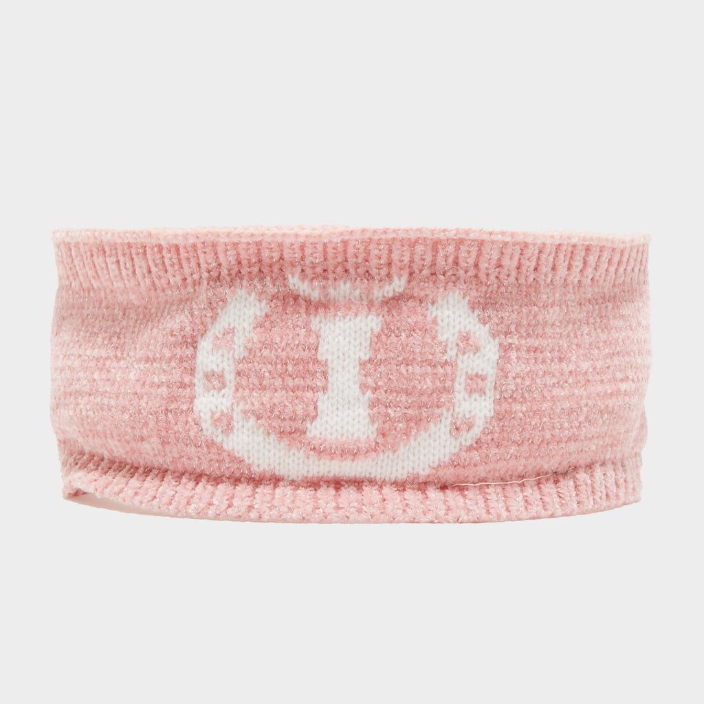 Womens Dusty Star Velvet Headband Classy Pink
