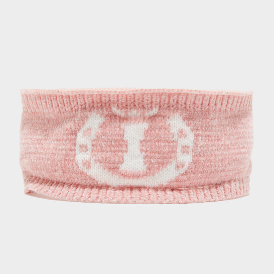 Womens Dusty Star Velvet Headband Classy Pink