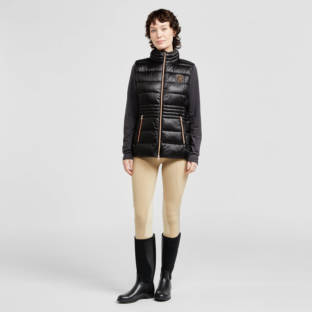 Womens City Stars Bodywarmer Black