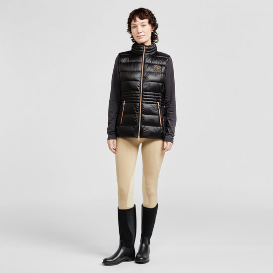 Womens City Stars Bodywarmer Black