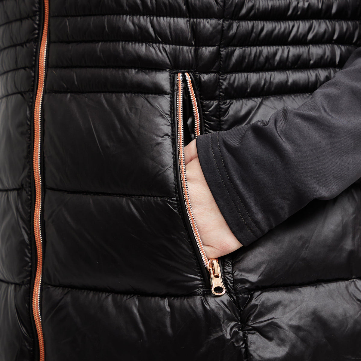 Womens City Stars Bodywarmer Black