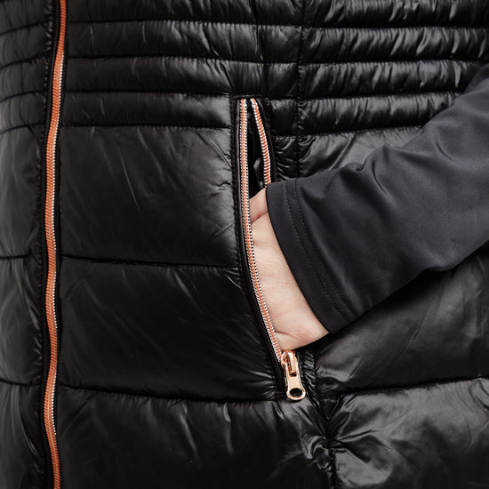 Womens City Stars Bodywarmer Black