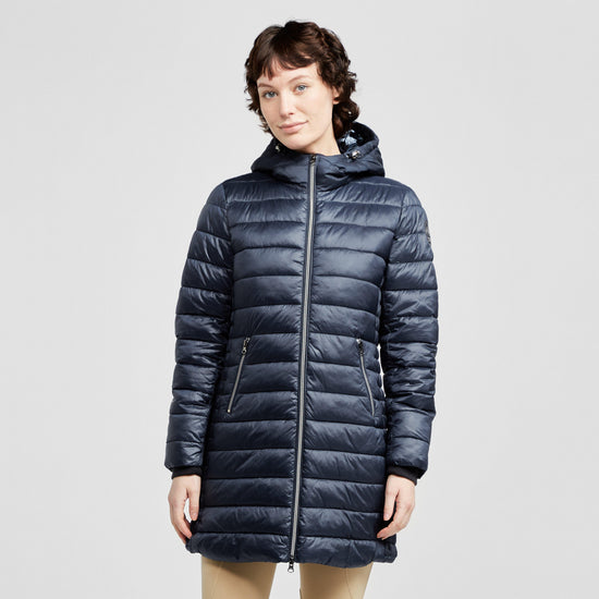 Womens City Stars Long Jacket Navy