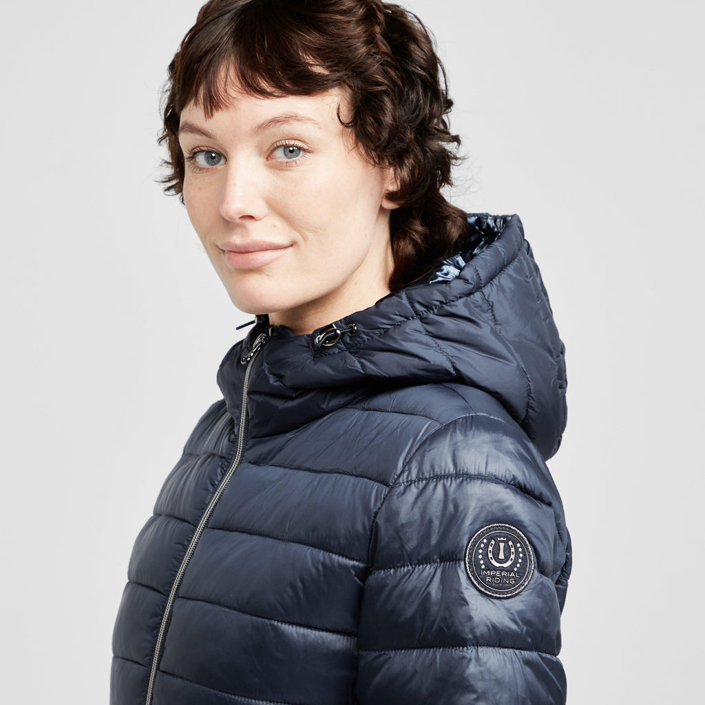 Womens City Stars Long Jacket Navy