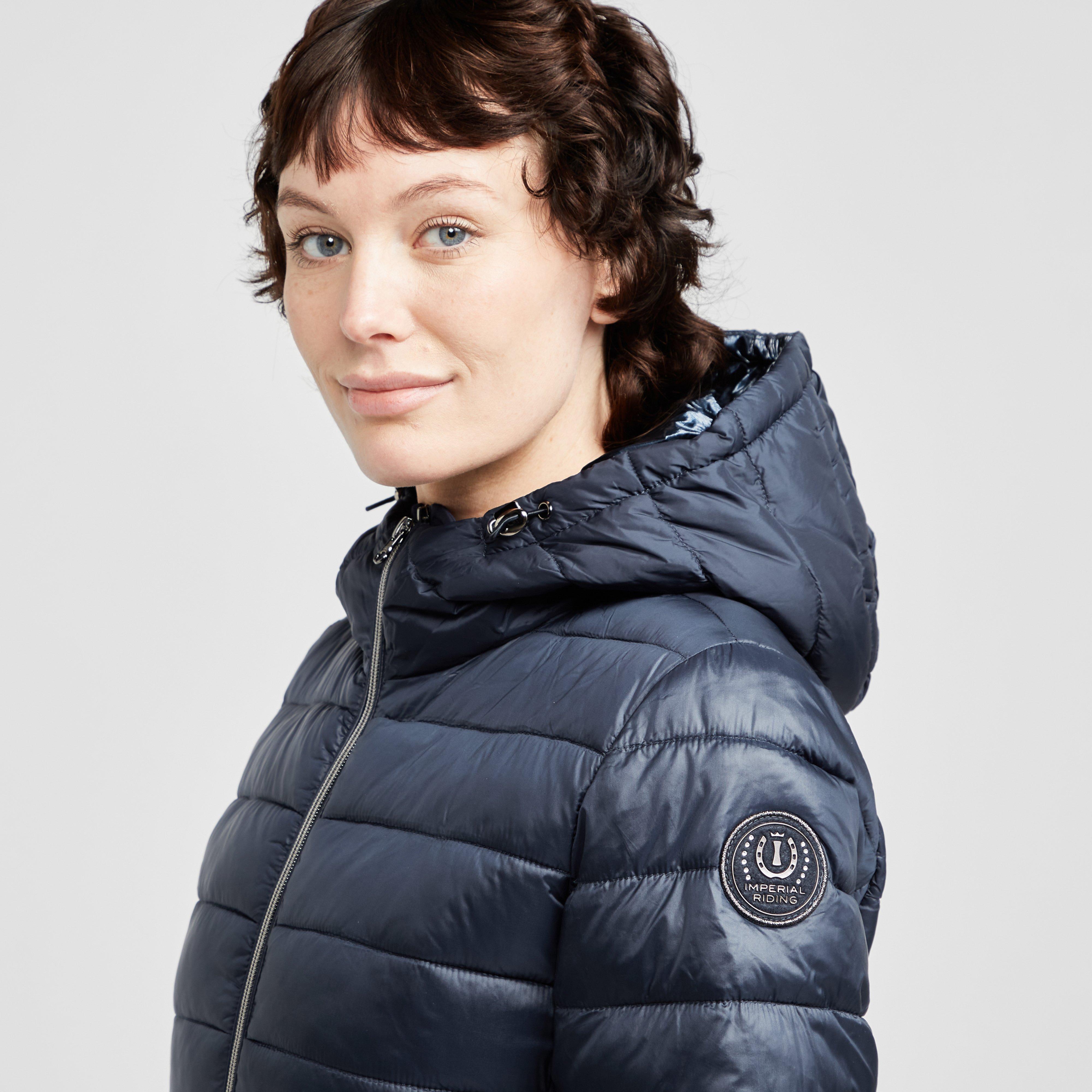 Womens City Stars Long Jacket Navy