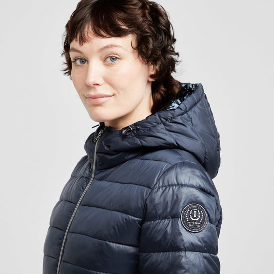 Womens City Stars Long Jacket Navy