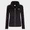 Ladies Furry Chic Fleece Jacket Black
