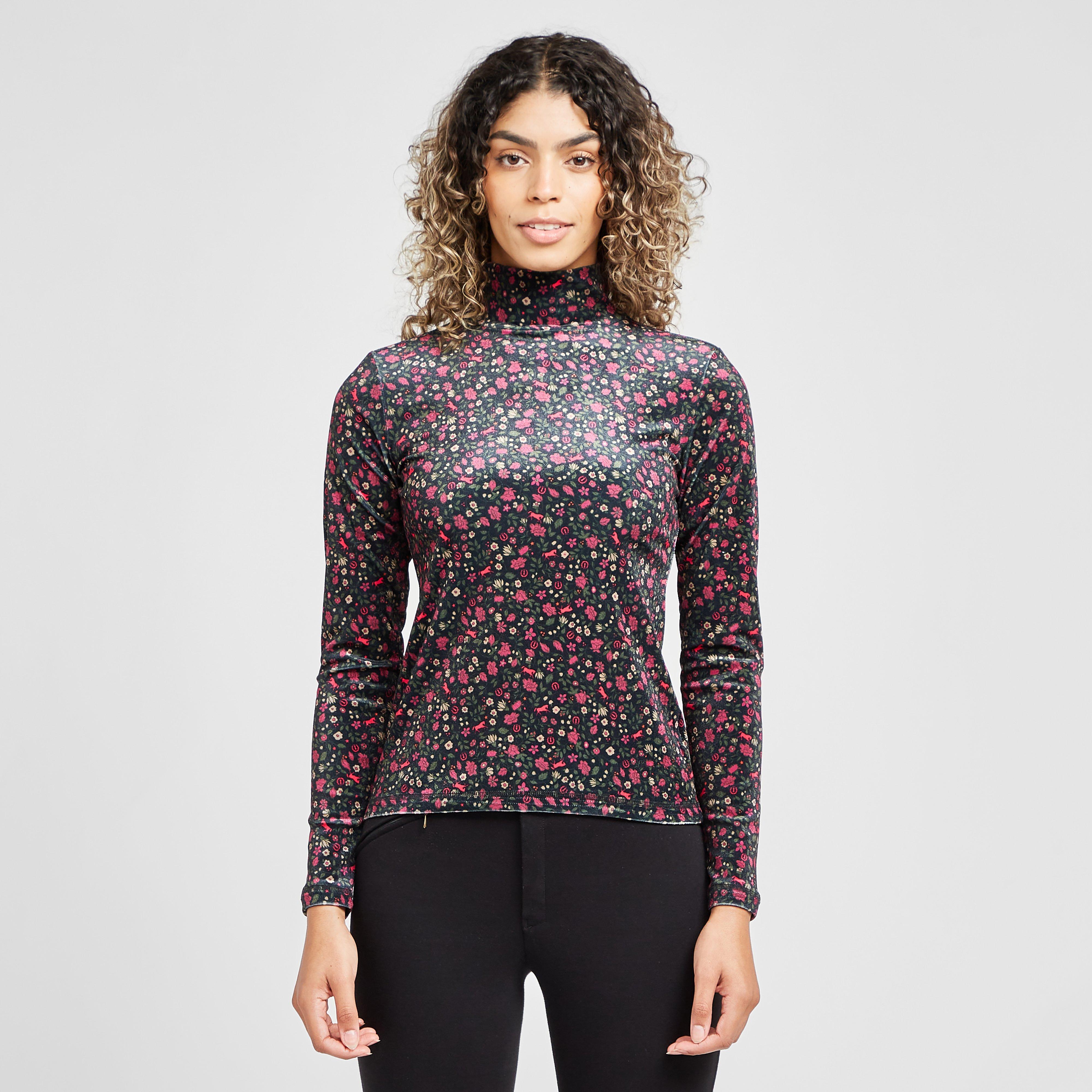 Womens Turtleneck Flower Bomb