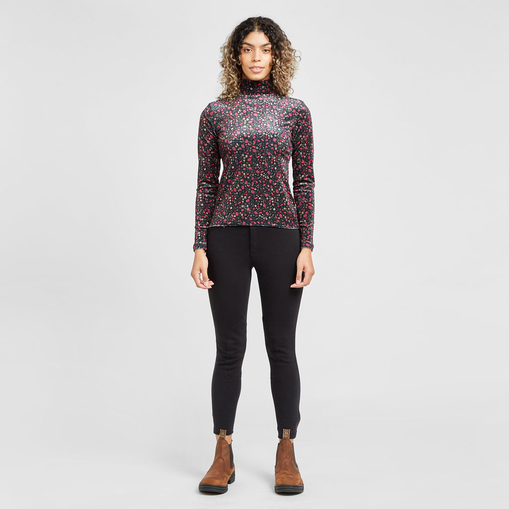 Womens Turtleneck Flower Bomb