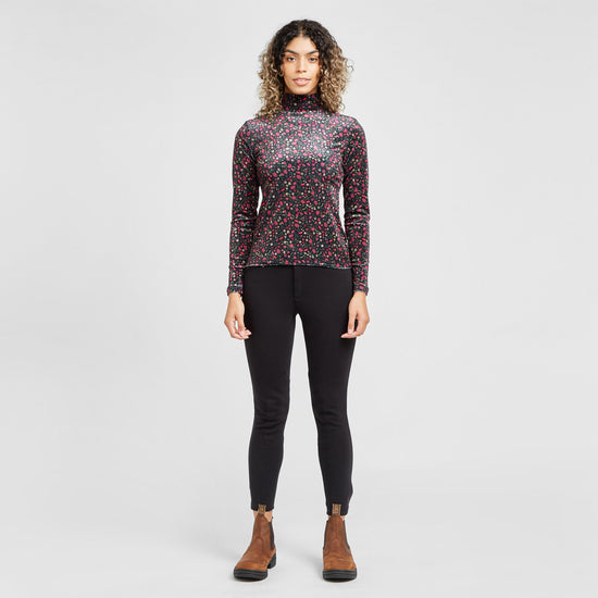 Womens Turtleneck Flower Bomb