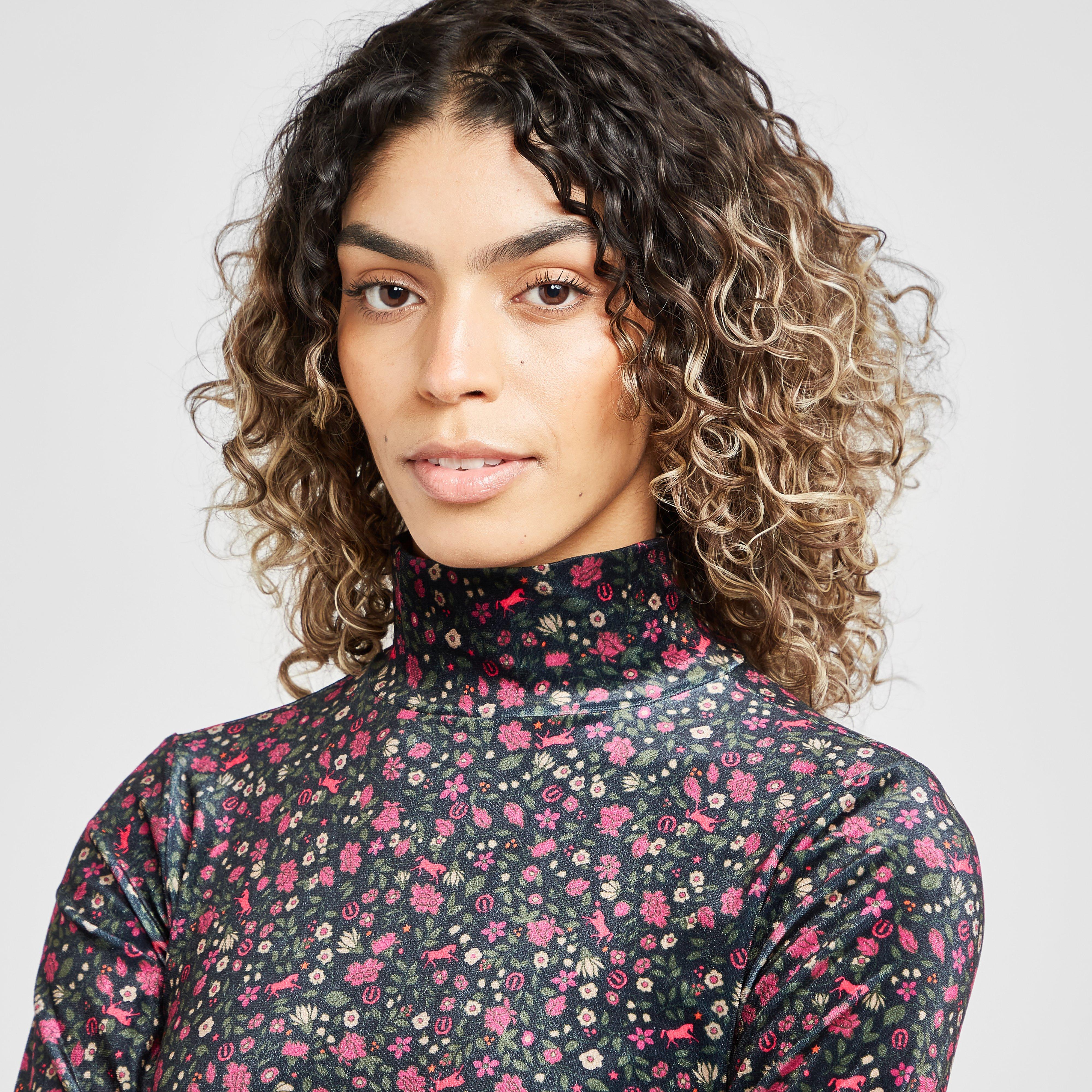 Womens Turtleneck Flower Bomb